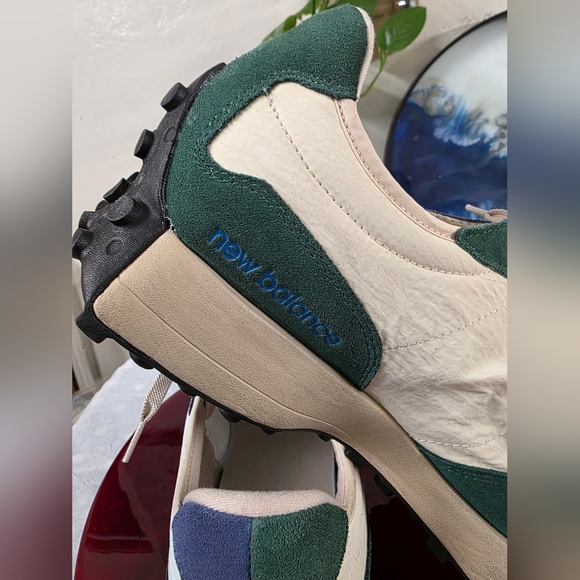 Mens New Balance 327 Vintage 'Forest Green Blue' / MS327VB / Size 12 - Picture 9 of 9